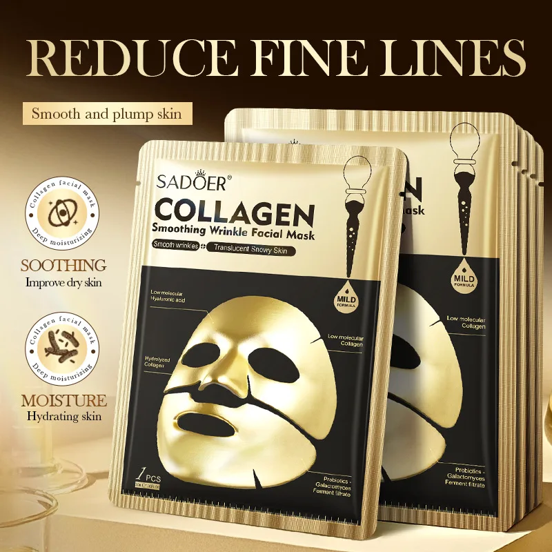 SADOER Golden Collagen Facial Masks