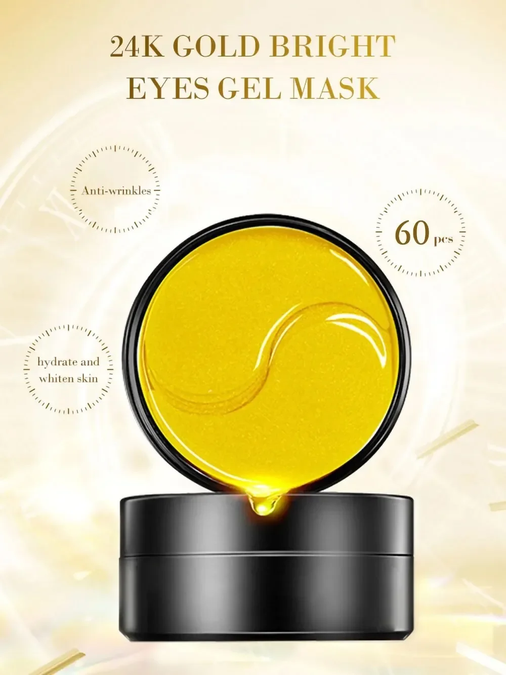 60pcs Golden Moisturizing Eye Mask - Image 8