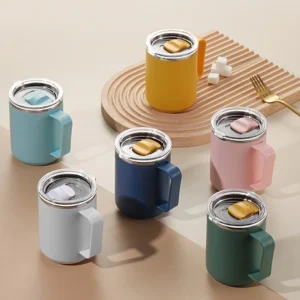 450ml/15.22oz Insulated Coffee Mug With Handle