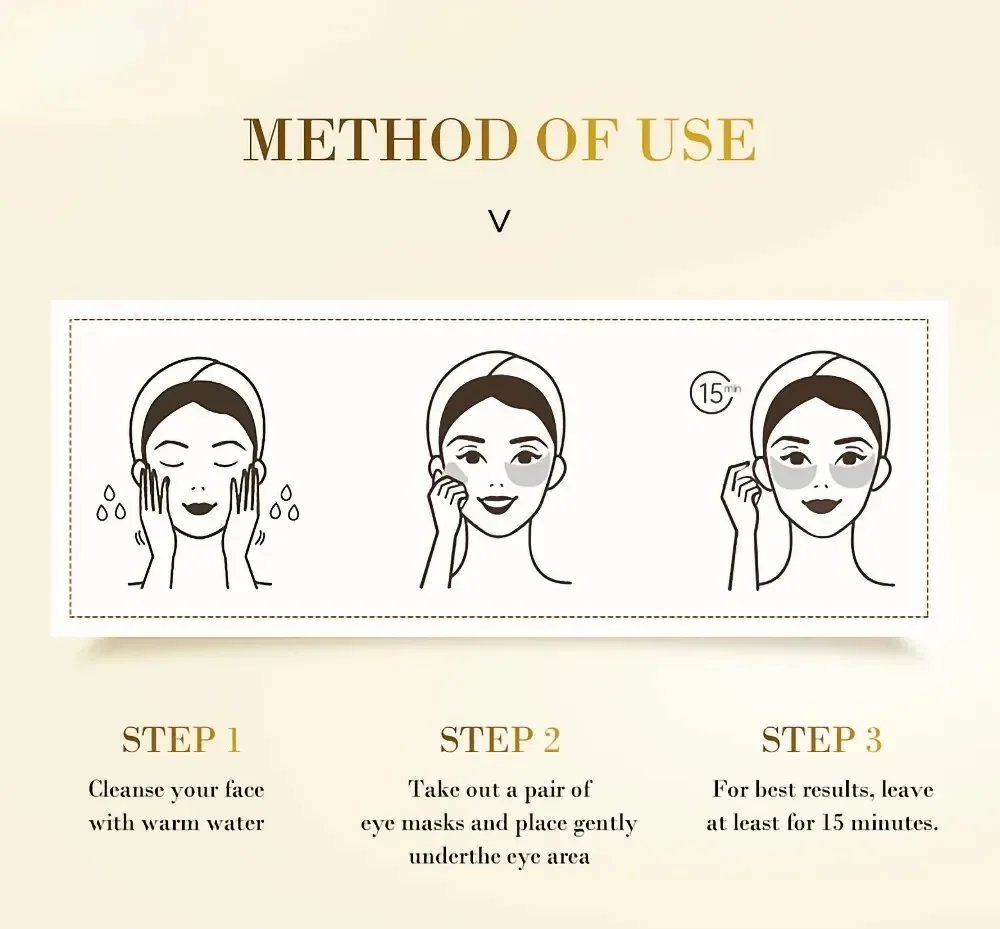 60pcs Golden Moisturizing Eye Mask - Image 13