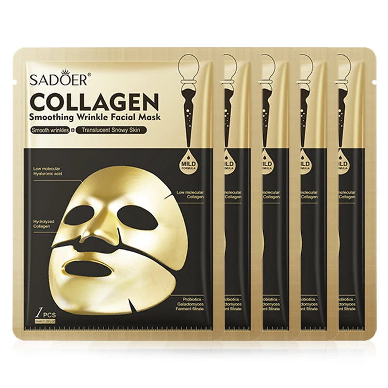SADOER Golden Collagen Facial Masks - Image 7