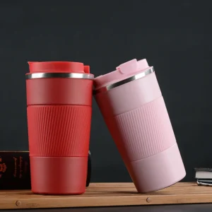 Insulated Coffee Cup Travel Coffee Mug Vacuum Stainless Steel Double Walled Reusable Coffee Cup for Hot and Cold Water Coffee